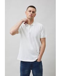 Blend - Poloshirt Polo Shirt Übergrößen Kurzarm Hemd aus Baumwolle 5153 in Weiß - Lyst