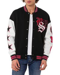 Redbridge - Collegejacke im Retro-Look mit auffälligen Kontrastfarben - Lyst