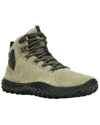 Merrell - Wrapt Mid Wp (Minimal-Laufschuhe, Leder, Wasserdicht) Sneaker - Lyst