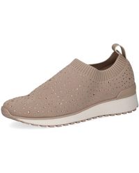 Caprice - Slip-On Sneaker, Slipper, Freizeitschuh, Halbschuh Mit Funkelnden Strass-Steinen - Lyst