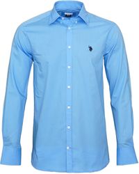 U.S. POLO ASSN. - Langarmhemd Hemd Freizeithemd Poplin Shirt (1-tlg) - Lyst