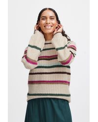 B.Young - Strickpullover BYOKSANA STRIPE JUMPER 2 - Lyst