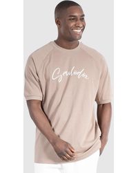 Smilodox - T-Shirt Brolin Oversize, 100% Baumwolle - Lyst