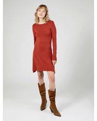 Vila - Midikleid (1-tlg) Plain/ohne Details - Lyst