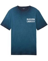 Tom Tailor - Garment dye t-shirt - Lyst