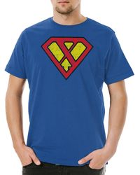 Urban Backwoods - Print- Super X T-Shirt Buchstabe Initialen Vorname Nachname Man - Lyst