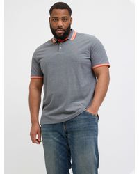 Jack & Jones - Poloshirt JJEPAULOS POLO SS NOOS PLS mit Logo Stickerei - Lyst