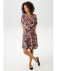 Aniston CASUAL - Sommerkleid mit extravagantem Blumendruck- jedes Teil ein Unikat - Lyst