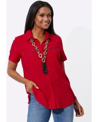 WITT - Klassische Bluse Longbluse - Lyst