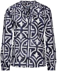 Street One - Blusenshirt LTD QR Printed tunic blouse wi - Lyst