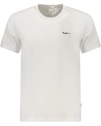 Pepe Jeans - Kurzarm T-Shirt Weiß - Nachhaltige - Lyst