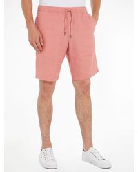 Tommy Hilfiger - Shorts HARLEM PO DRWS LINEN mit elastischem Bund - Lyst