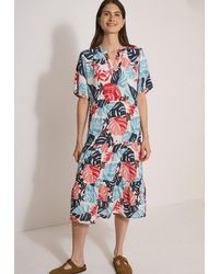Cecil - Druckkleid Rock Teil Stufig Geschnitten - Lyst