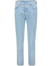 Levi's - Jeans 501 CROP Z2302 BLUE PATTERN - Lyst