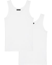 Marc O' Polo - Tanktop Iconic Rib (2-tlg) Tank-top unterhemd unterzieh-shirt - Lyst