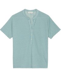 Marc O' Polo - Shirtbluse Jersey-blouse, short-sleeve, placke - Lyst
