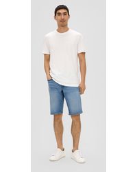 S.oliver - Stoffhose Jeans-Shorts / Regular Fit / Mid Rise - Lyst