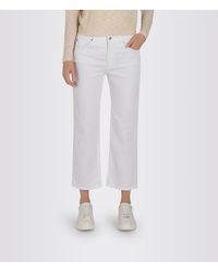 M·a·c - Regular-fit-Jeans CULOTTE, white denim - Lyst