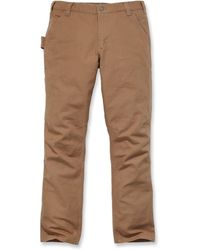 Carhartt - Stretch- Hose Rugged Flex Straight Fit Duck Tapered Leg Utility Work Pant - Lyst