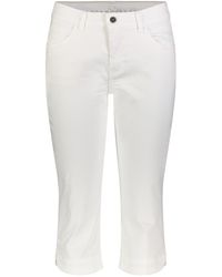 M·a·c - Stretch-Jeans DREAM CAPRI white denim 5469-90-0355 D010 - Lyst