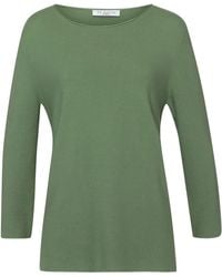 IN LINEA - Strickpullover Rundhals-Pullover mit 3/4-Arm - Lyst