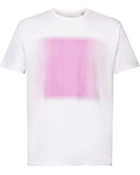 Edc By Esprit - Baumwoll-T-Shirt mit Print (1-tlg) - Lyst
