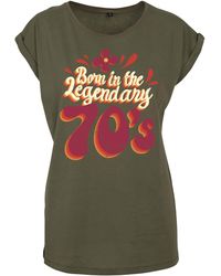 Youth Designz - "Born in the Legendary 70s" T-Shirt Statement Geschenk Motiv mit stylischen retro Print für Frauen - Lyst