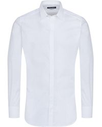 Dolce & Gabbana - & Langarmhemd Hemd weiss - Lyst