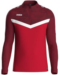 JAKÒ - Fleecepullover Trainingstop Ziptop Iconic 8624 - Lyst