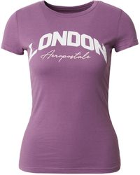 Aéropostale - T-Shirt LONDON (1-tlg) Plain/ohne Details - Lyst