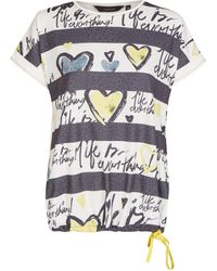 NAVIGAZIONE - Rundhalsshirt (1-tlg) mit Moderner Print - Lyst