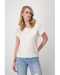 Monari - T-Shirt Bluse, peanut - Lyst