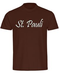 multifanshop - T-Shirt St. Pauli - Lyst