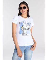 Kangaroos - Kurzarmshirt mit lizensiertem Snoopy Print Originaldesign NEUE-KOLLEKTION - Lyst