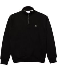 Lacoste - Troyer Pullover Sweatshirt mit Stehkragen und (1-tlg) - Lyst