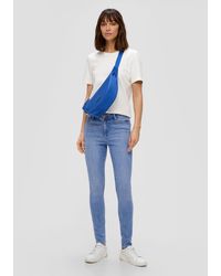 S.oliver - 5-Pocket- Jeans Izabell / fit / Mid rise / Skinny leg Waschung - Lyst