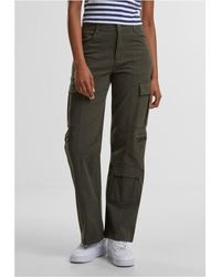 Urban Classics - Stoffhose Ladies Loose Utility Stretch Twill Pants - Lyst