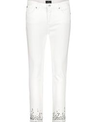 Monari - 7/8-Jeans 408395 off-white - Lyst