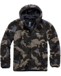 BRANDIT - Allwetterjacke Teddyfleece Worker Jacke Atmungsaktiv reißverschluss - Lyst
