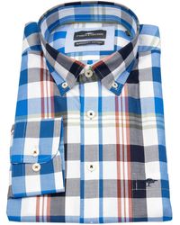 Fynch-Hatton - Karohemd Button-Down-Kragen - Lyst