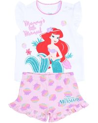 Sarcia.eu - T-Shirt & Weiße Bluse + Shorts Ariel DISNEY 3-6 Monate - Lyst