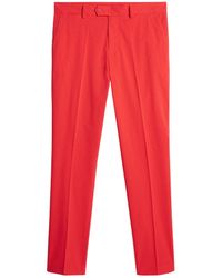 J.Lindeberg - . Golfhose Vent Pant Rot 30/32 - Lyst
