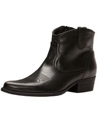 Felmini - Stiefelette Leder Cowboy Stiefelette - Lyst