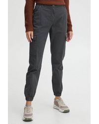 Oxmo - Cargohose Oxcoco Sportive Cargohose Mit Elastischem Saum - Lyst