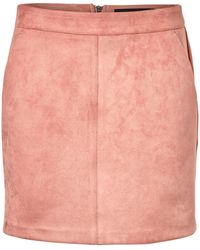 Vero Moda Lederimitatrock »VMDONNA DINA« in Wildlederoptik - Mehrfarbig