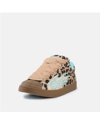 Buffalo - Liberty Flame Sneaker Trend-Sneaker Mit Flammenmotiv Im Leo-Look - Lyst
