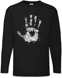 Urban Backwoods - Langarmshirt White Hand II Langarm T-Shirt Lord of Herr der Frodo the Rings Ringe - Lyst
