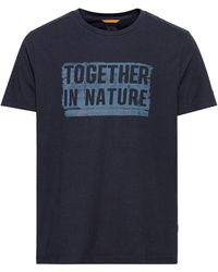 Camel Active - Rundhalsshirt T-Shirt XXL navy Frontprint - Lyst