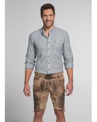 Spieth & Wensky - Shorts Andro (1-tlg) mit Schnürung auf den Beinen - Lyst