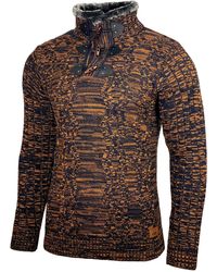 Baxboy - Pullover Hoher Kragen Stehkragen Strickpullover B-291 - Lyst
